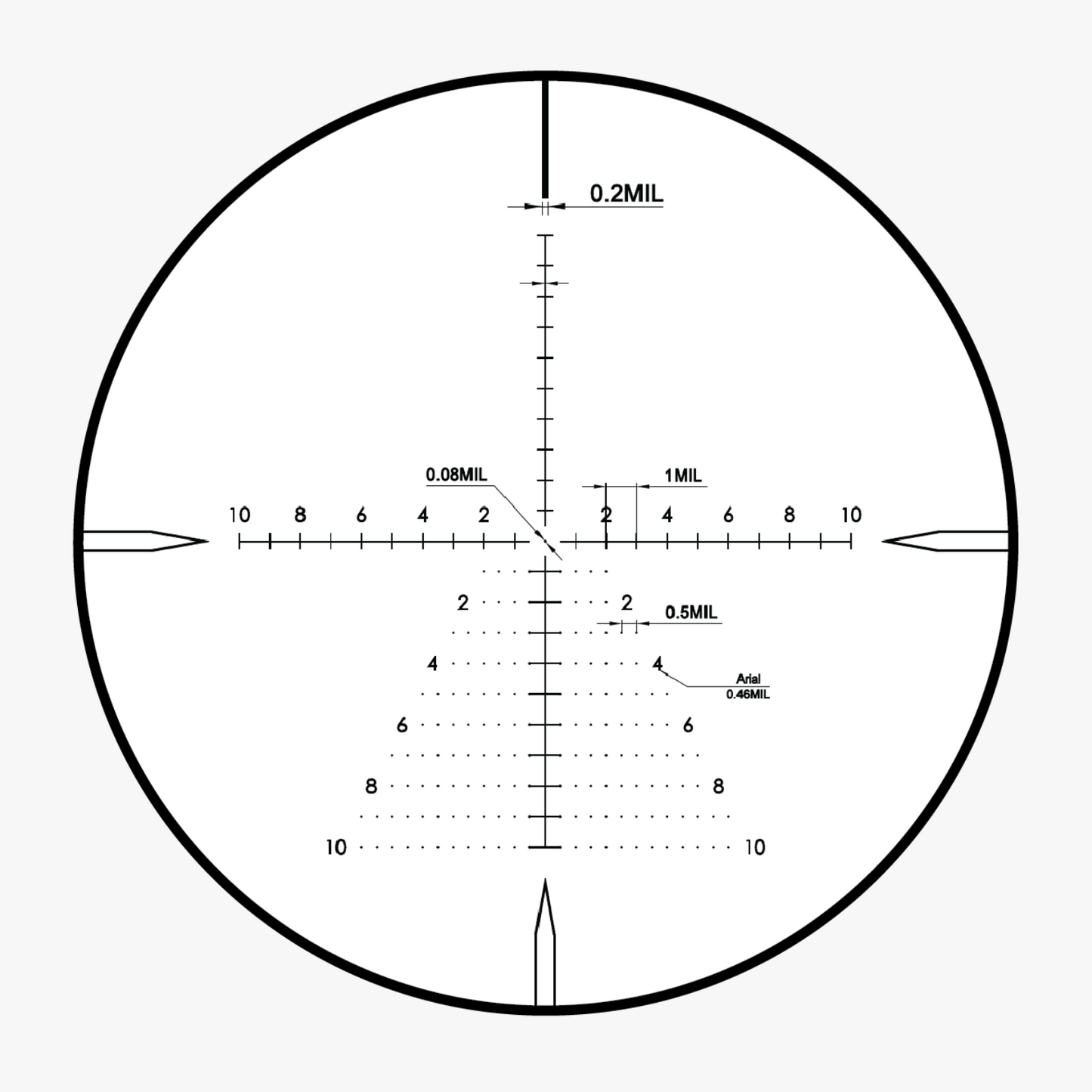GENESIS 3-21x50 FFP MRAD HUNTER