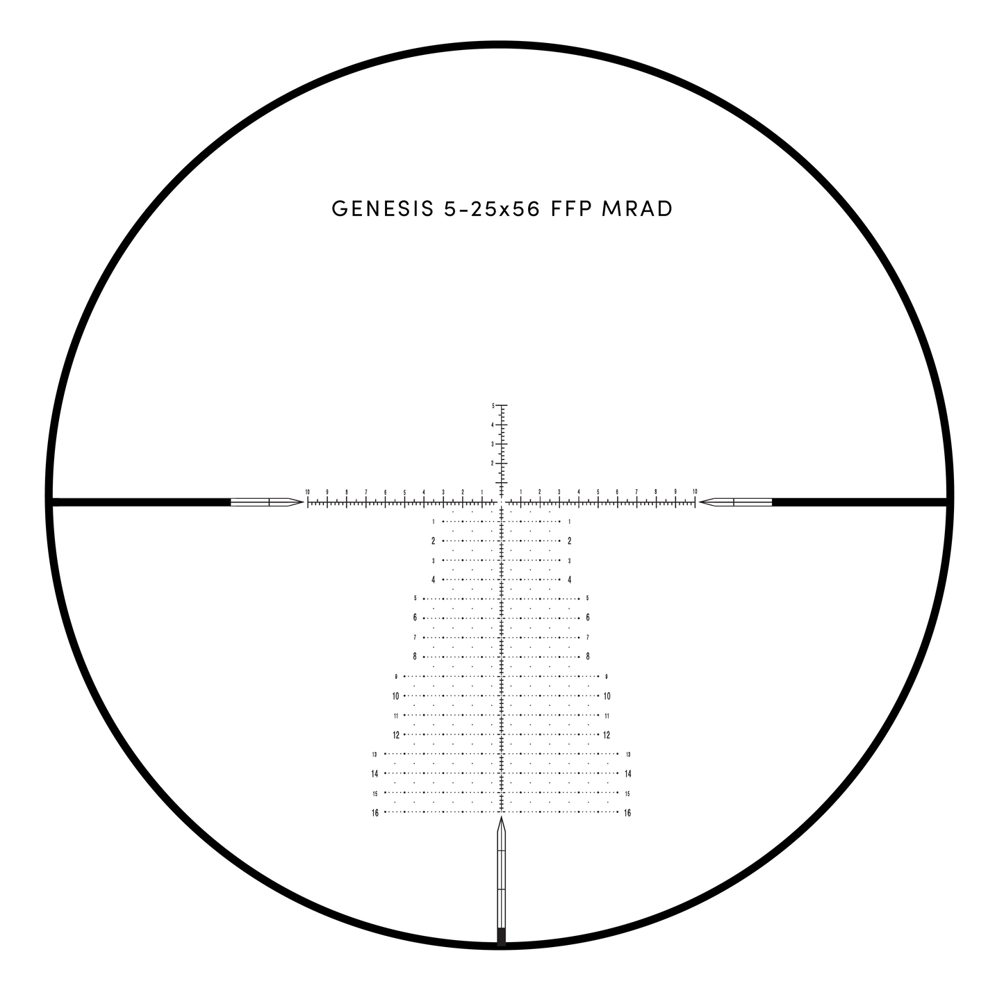 GENESIS X 5-25x56 FFP MRAD