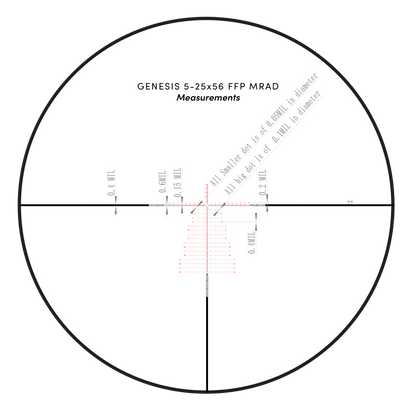 GENESIS X 5-25x56 FFP MRAD
